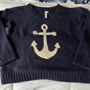 Crew anchor sweater